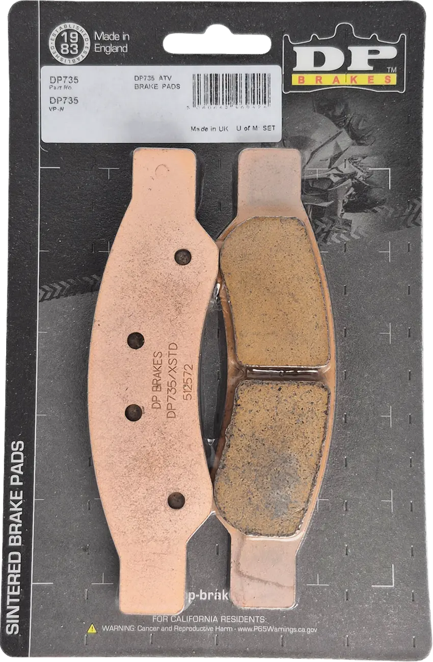 Dp Brakes Atv/utv Sintermetall Bremsbeläge - Hinten