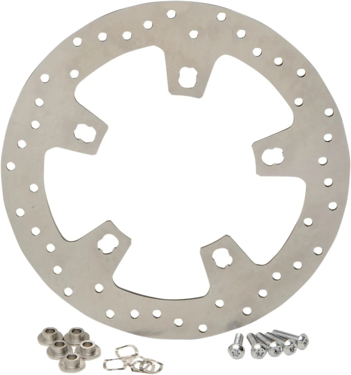 Drag Specialties Gebohrte Bremsscheibe aus Edelstahl - Vorne