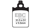 Ebc Sfac Carbon Scooter Bremsbeläge Für Verbesserte Haltbarkeit