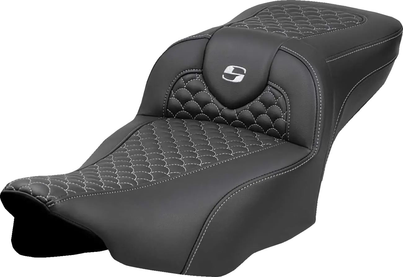 Saddlemen Dragon Scale Roadsofa Seat - For Harley Davidson