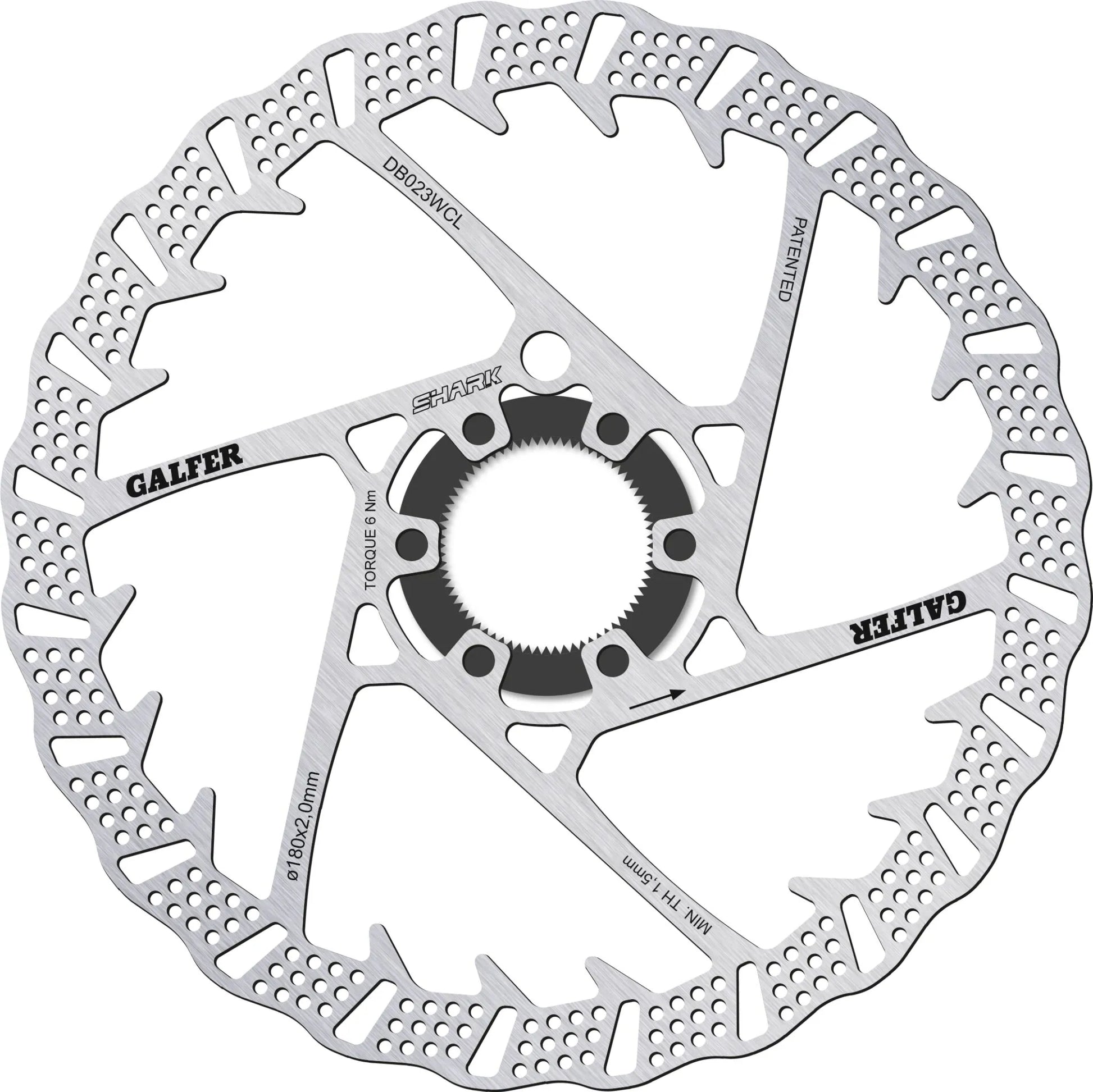 Galfer Shark Brake Disc for Center-Lock
