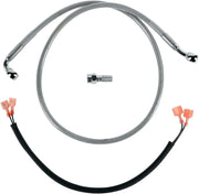 Drag Specialties Edelstahl-Bremsleitungssatz, hinten