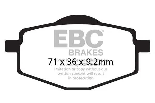 Ebc Sfa-hh Series Sinter-roller Bremsbeläge - Vorne & Hinten