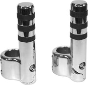 Lindby Clamp-on Foot Pegs - 1.5" Highway Bar Mount