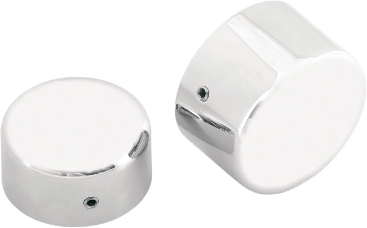 Drag Specialties Chrome Axle Caps