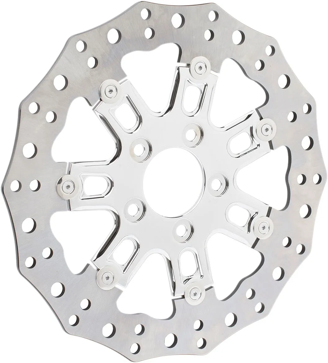 Arlen Ness zweiteilige schwimmend gelagerte Bremsscheibe für 5-Loch-Nabe