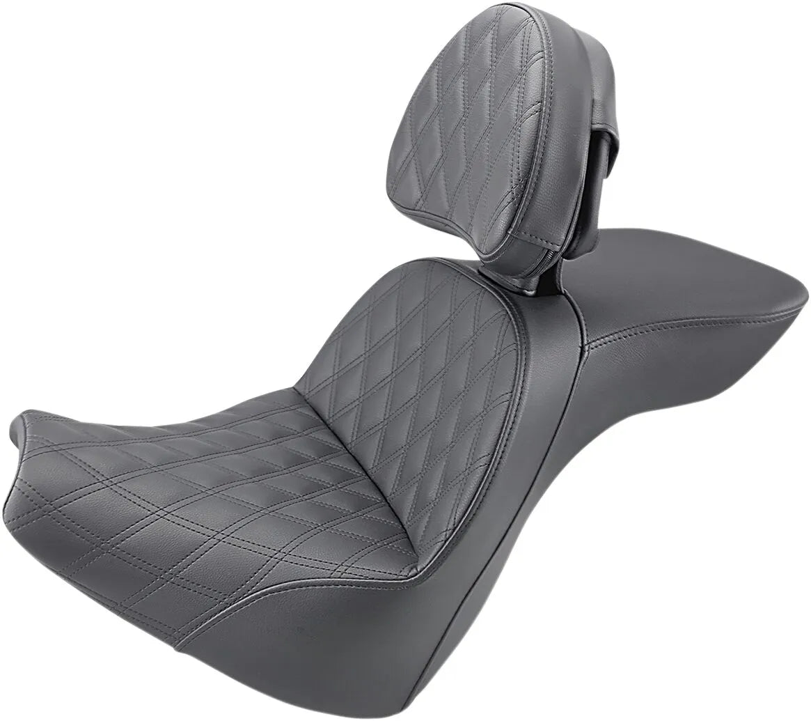 Saddlemen Explorer Lattice Stitch Seat - For Harley Davidson