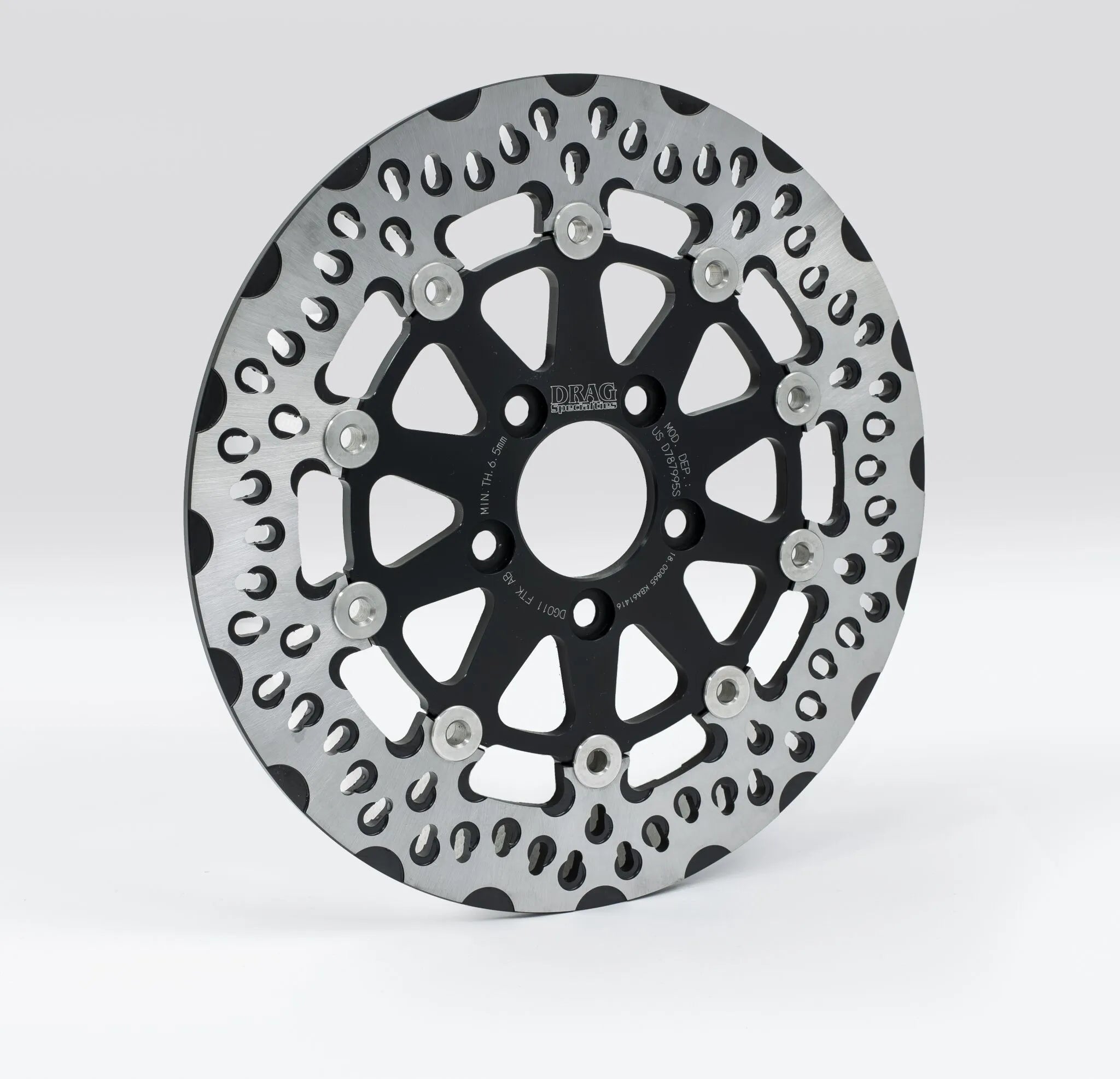 Drag Specialties FTK Serie Bremsscheibe - 11.8" Edelstahl - Hinten