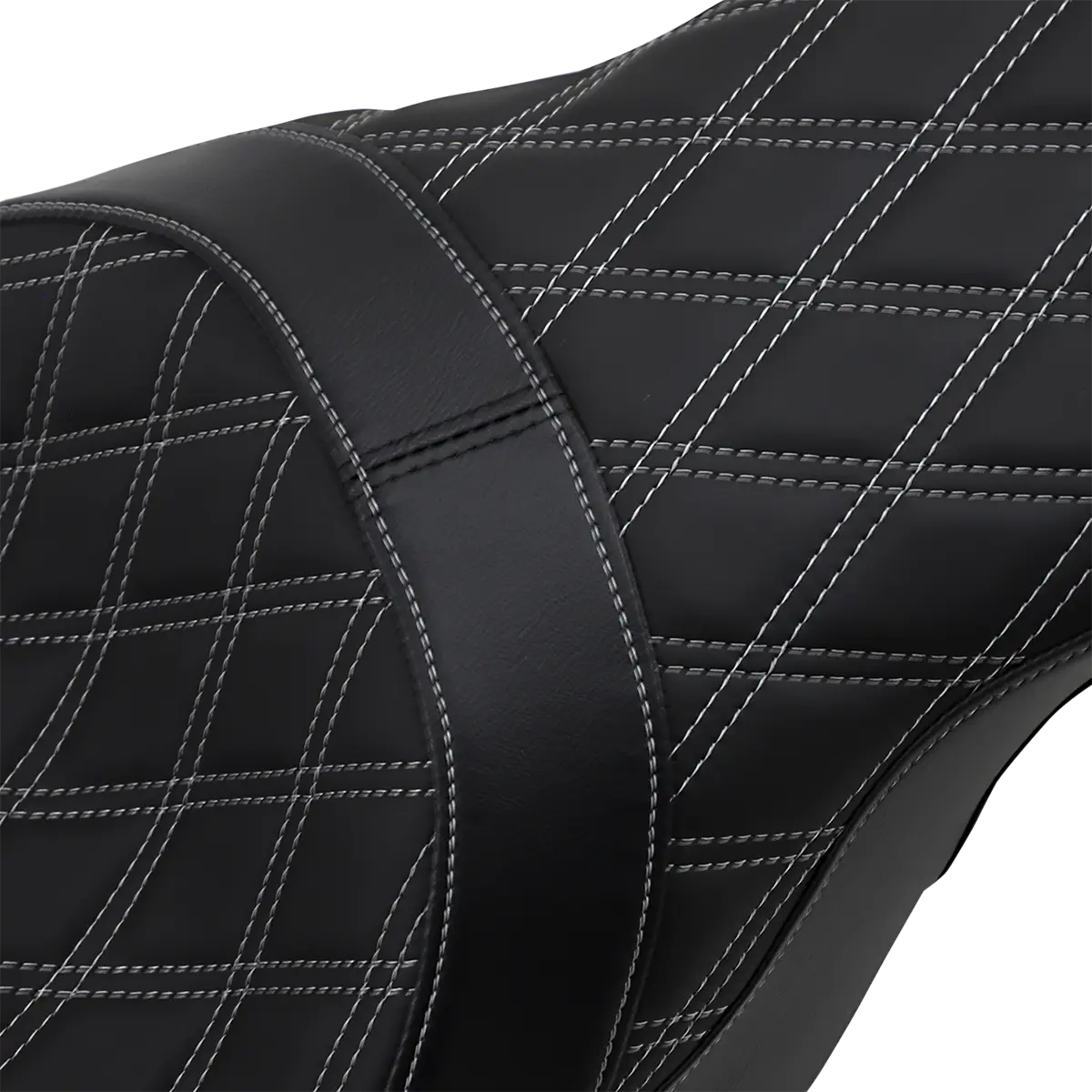 2-Up Drag Specialties Forward Predator Seat - For Harley Davidson