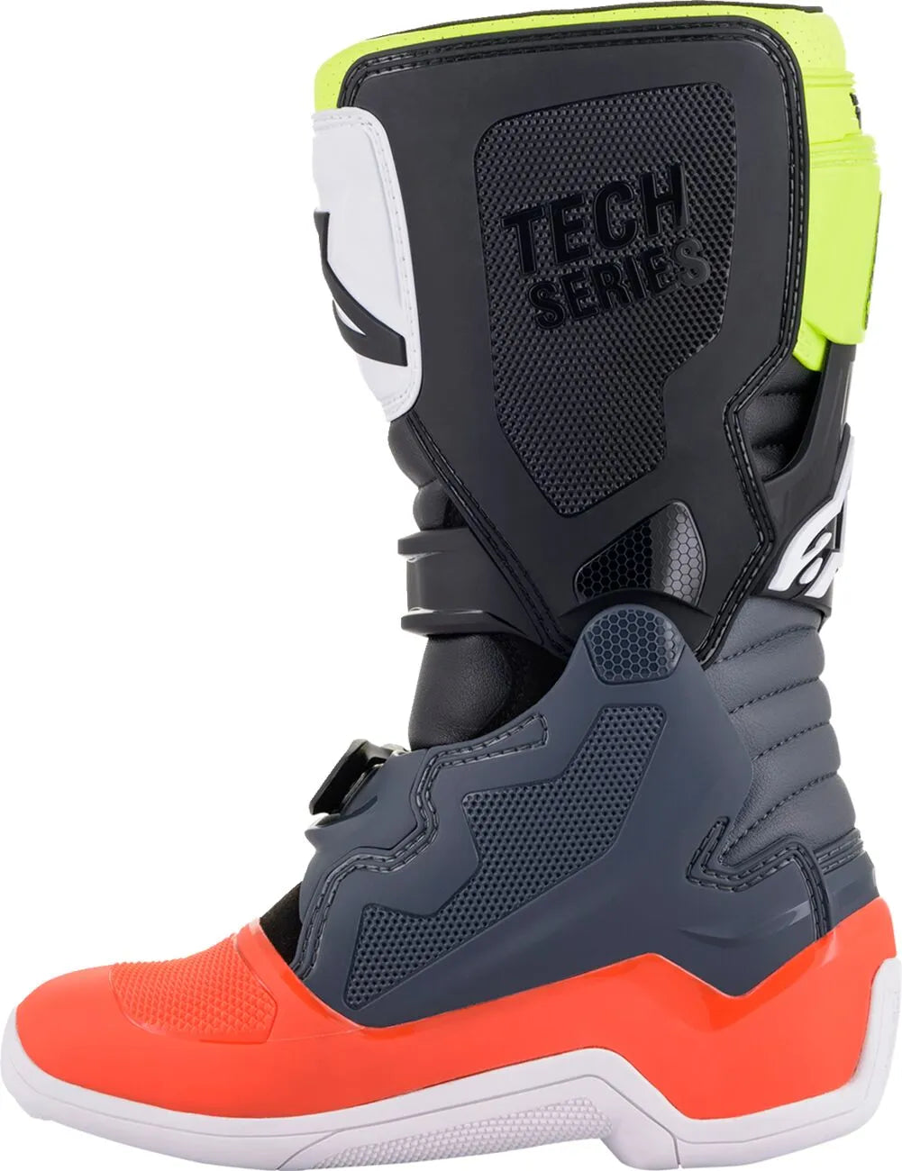 Alpinestars Tech 7S Boots Gray Red Yellow
