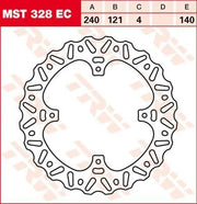 Trw Ec Cross Design Bremsscheibe - Hinten