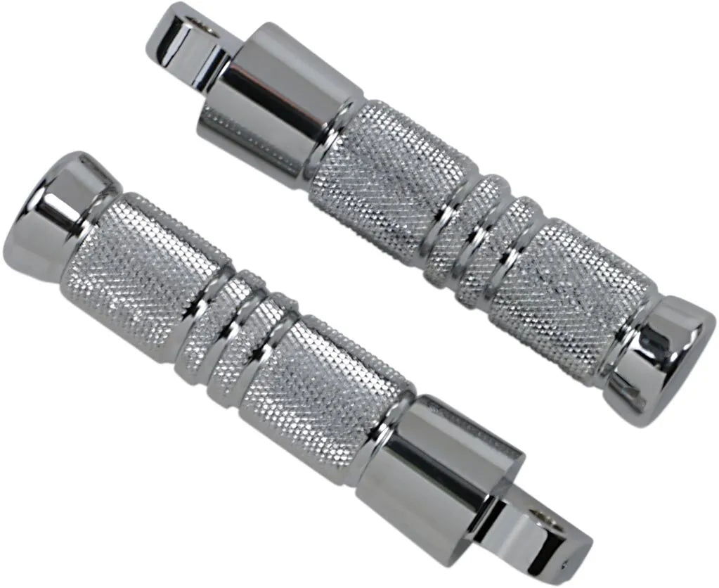 Accutronix Chrome Foot Pegs - Billet Aluminum