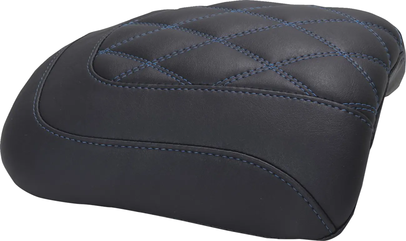 Rear Mustang Padded Passenger Seat Cowl - 9 Inch - For Harley Davidson