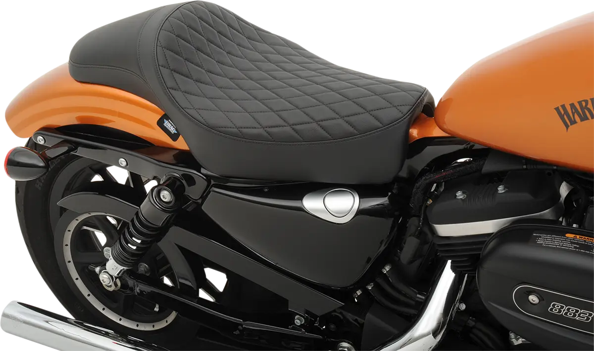 Drag Specialties Extended Reach Predator Solo Seat - For Harley Davidson