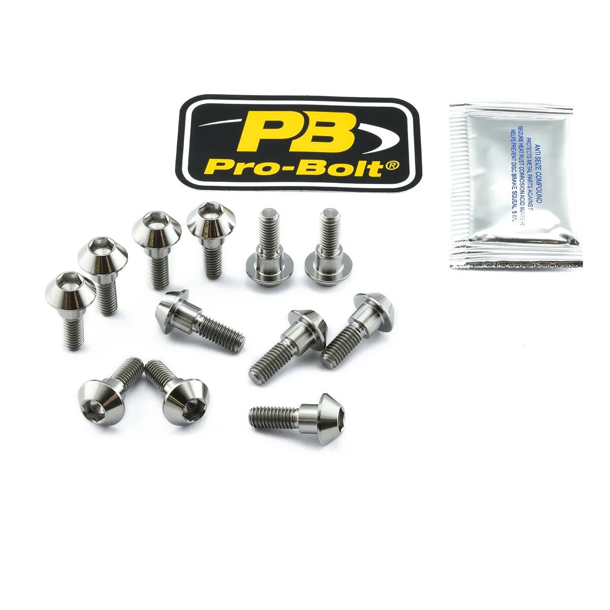 Pro Bolt Titan Bremsrotor Befestigungsbolzen Kit