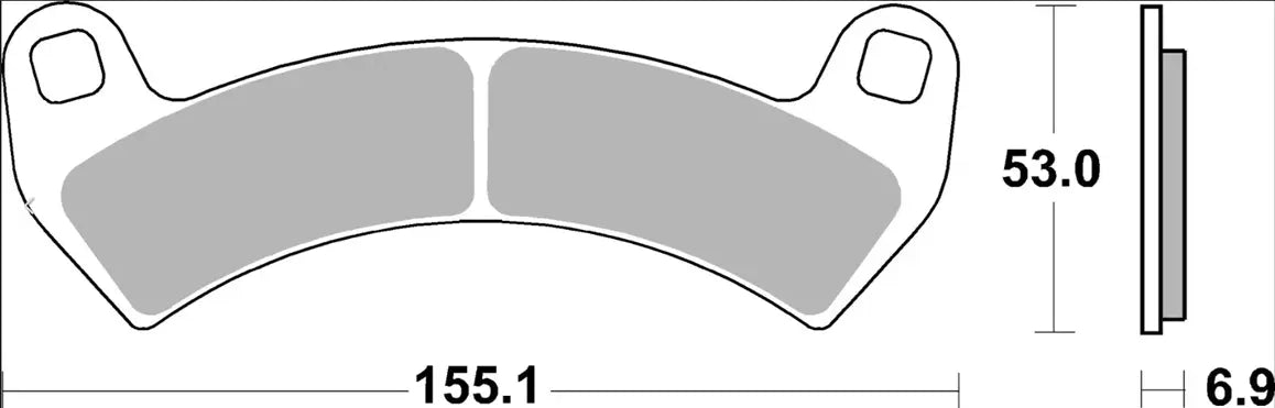 Brembo Sx Prime Line Sintermetall Bremsbelagsatz