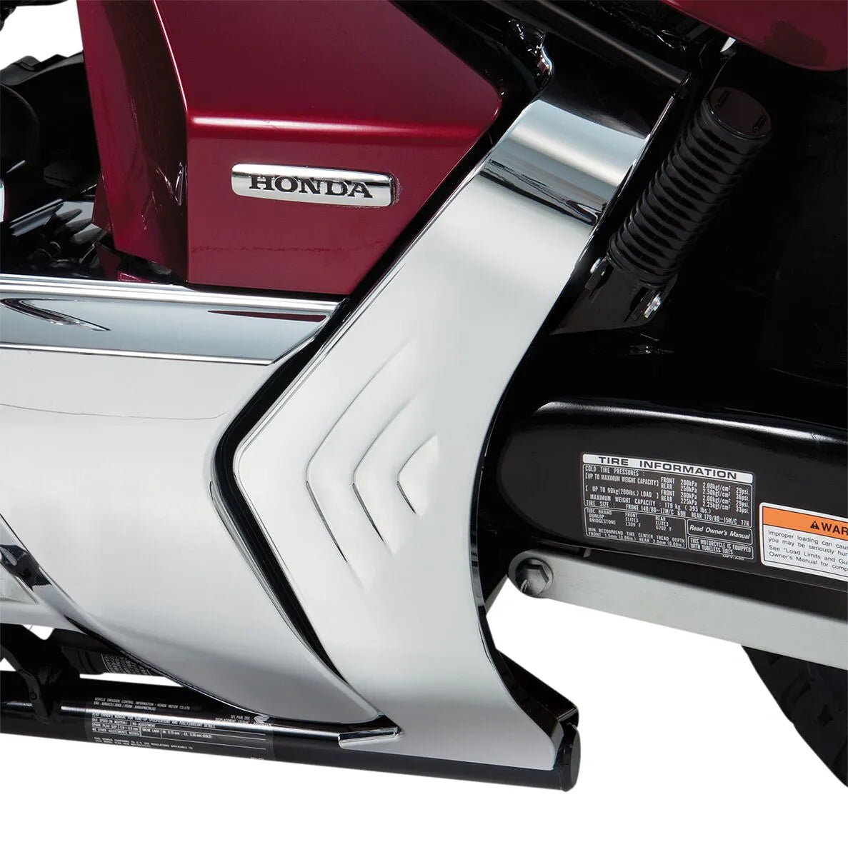 Show Chrome Frame Side Covers For Honda Gold Wing
