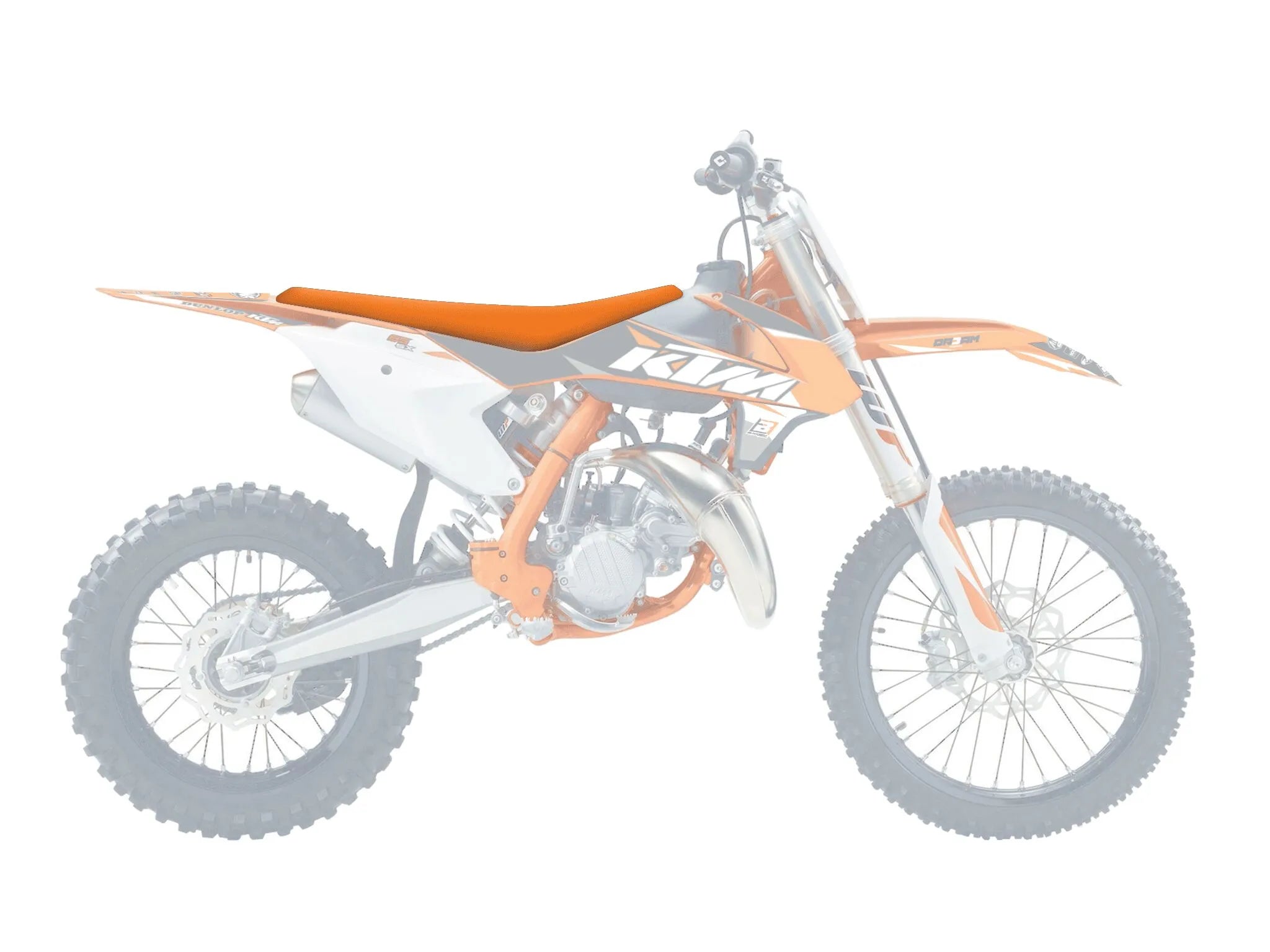 Blackbird Racing Pyramid Seat Cover - Orange