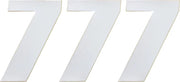 Moose Offroad Vinyl Race Numbers - 6" White Number 7