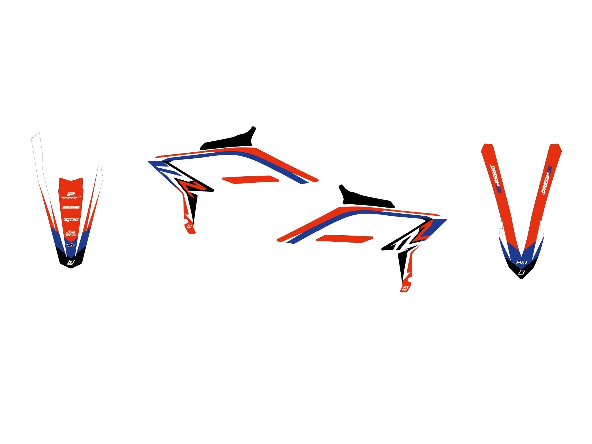 Blackbird Racing Dream 5 Graphic Kit For Beta