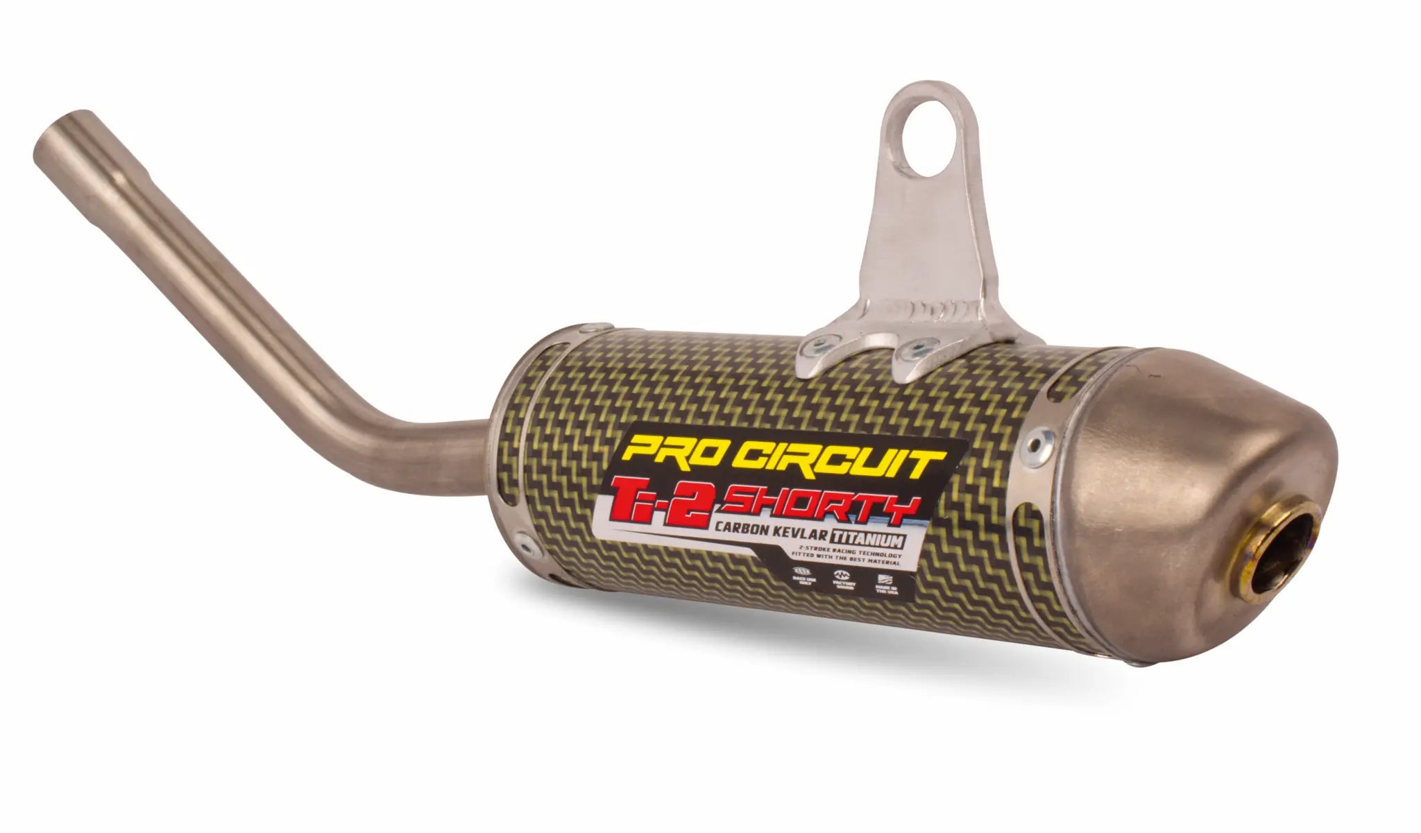 Pro Circuit Ti-2 Shorty Schalldämpfer Titan/Carbon Kevlar