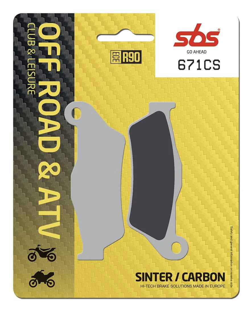 Sbs Cs Carbon Bremsbelagsatz - Vorne & Hinten