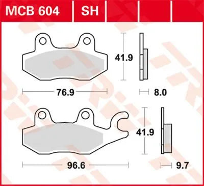 Trw All Round Sintered Metal Brake Pads