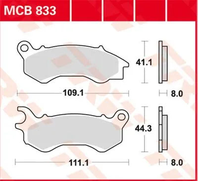 TRW EC Serie Keramik Bremsbeläge