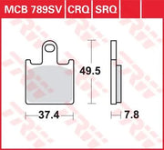 Trw Sv Series Sintermetall-Bremsbeläge Für Vorderbremse - Vorne