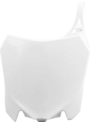 Polisport Front Number Plate - White, Oem Fit