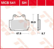 Trw All Round Sintered Metal Brake Pads - Front & Rear