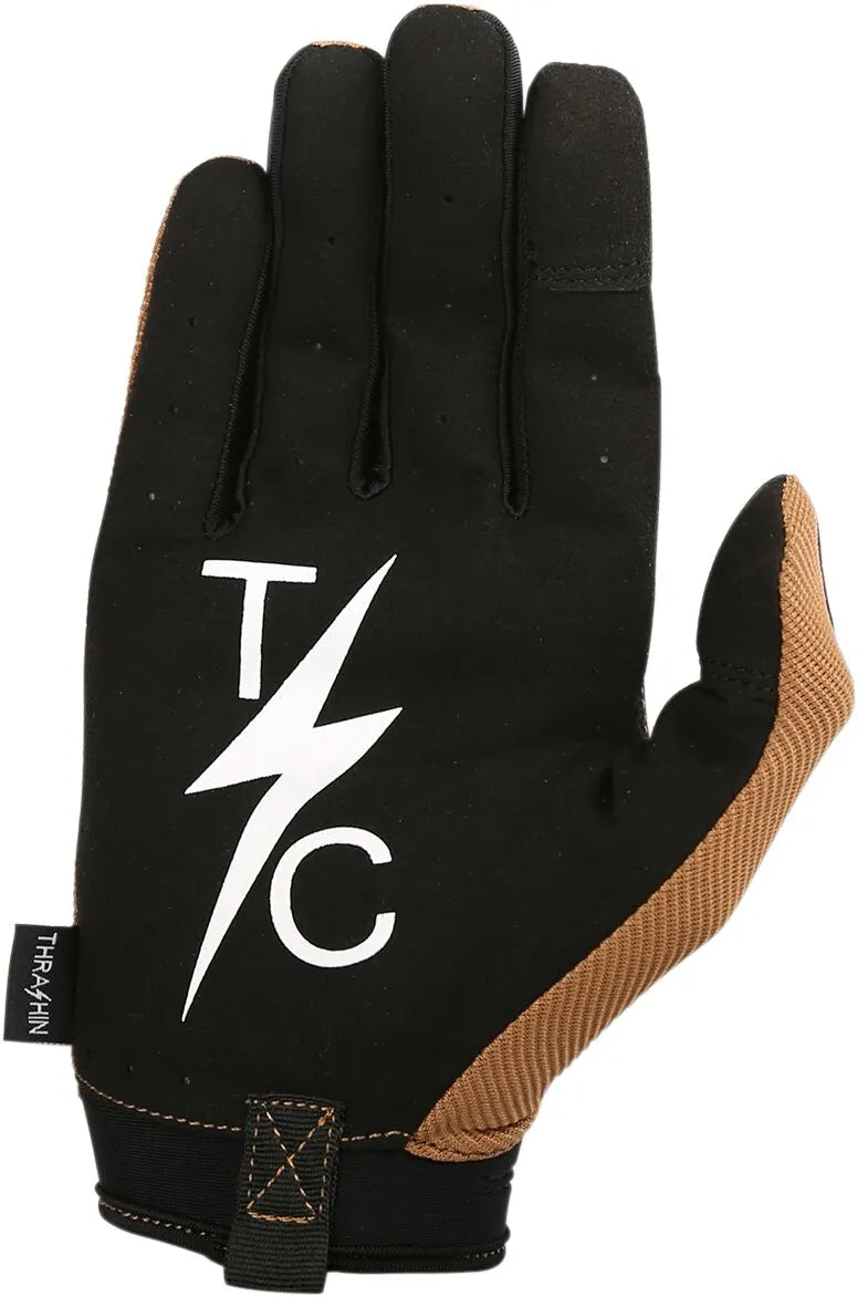 Thrashin Supply Co. Covert Gloves - Black/Tan