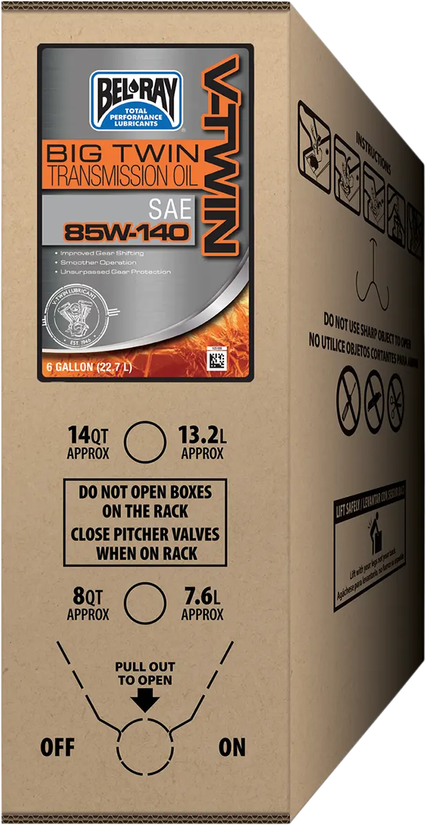 Bel-Ray Big Twin Transmission Oil 85W-140 6 US gal - for V-Twin