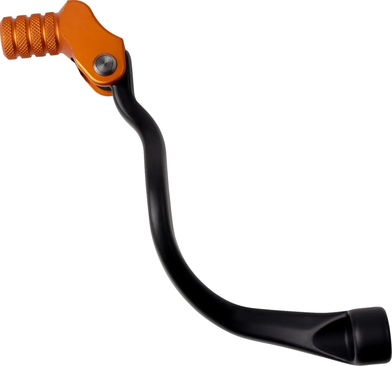 Moose Offroad Shift Lever - Billet Aluminum, Black/orange