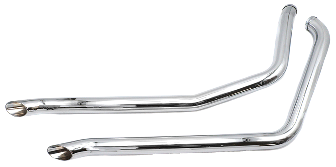 V-Twin Gooseneck Drag Pipe Set – Exhaust