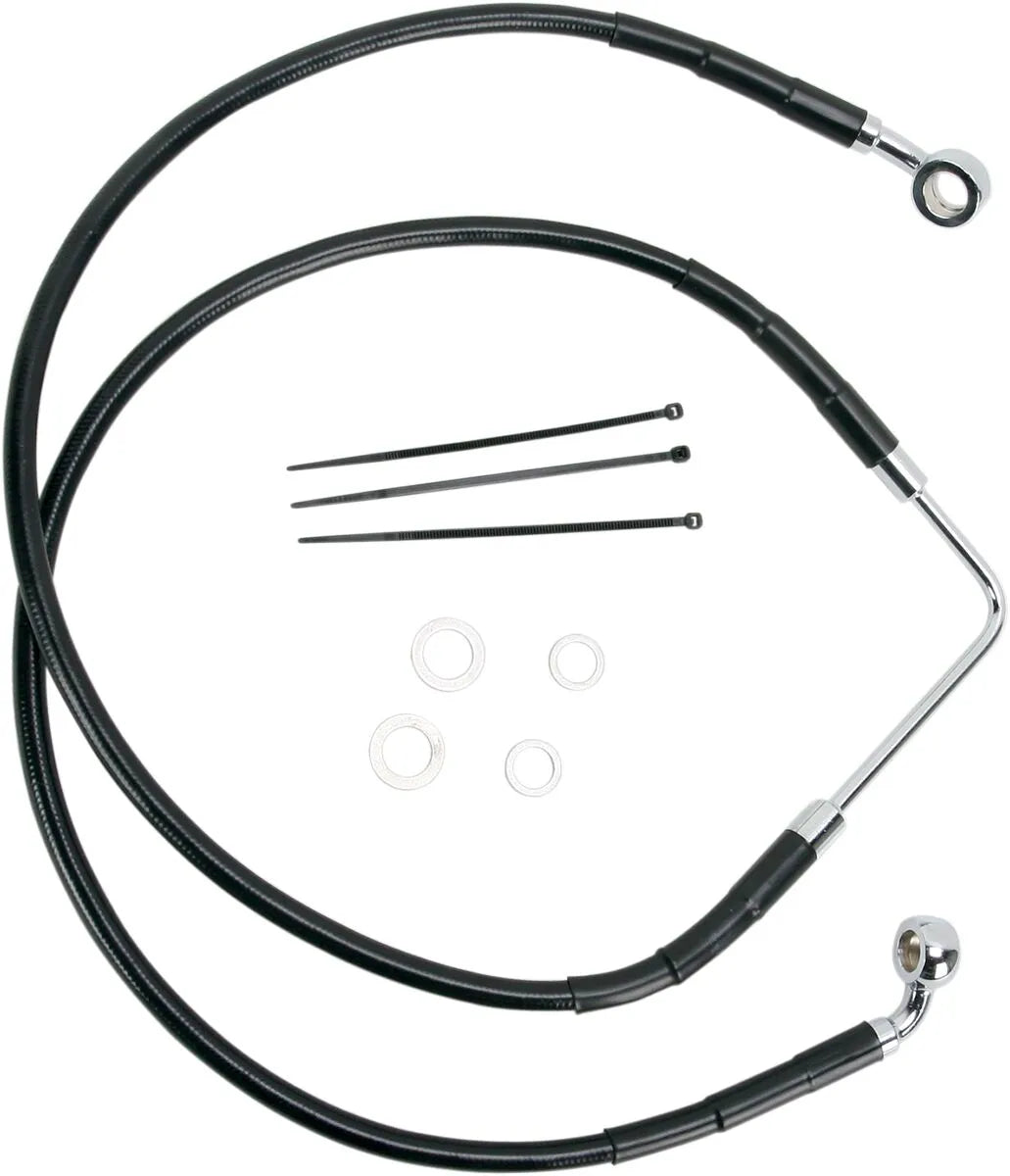 Drag Specialties Edelstahl Bremsleitungssatz 49"