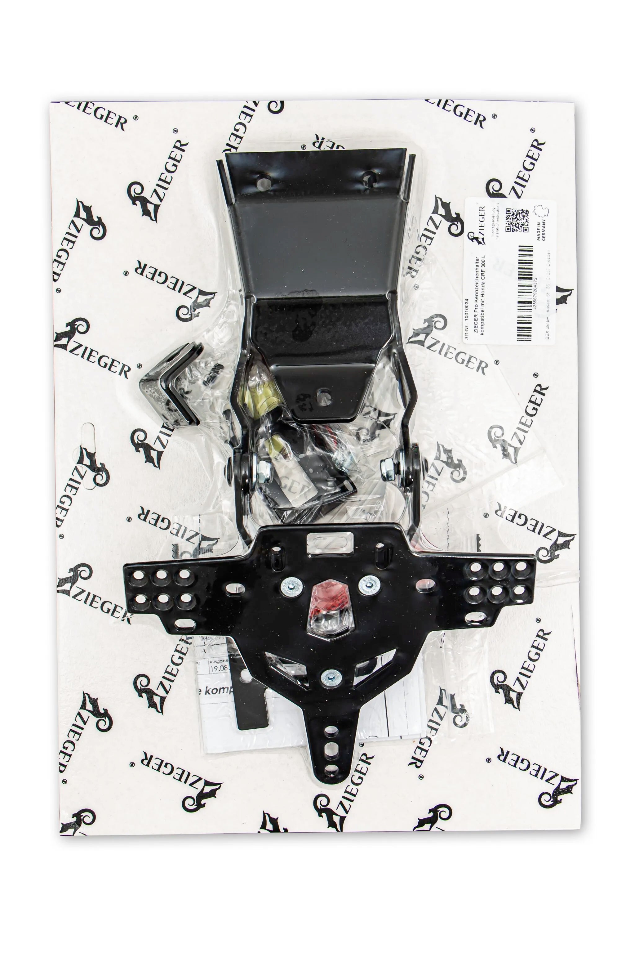 Zieger Pro License Plate Holder Type C