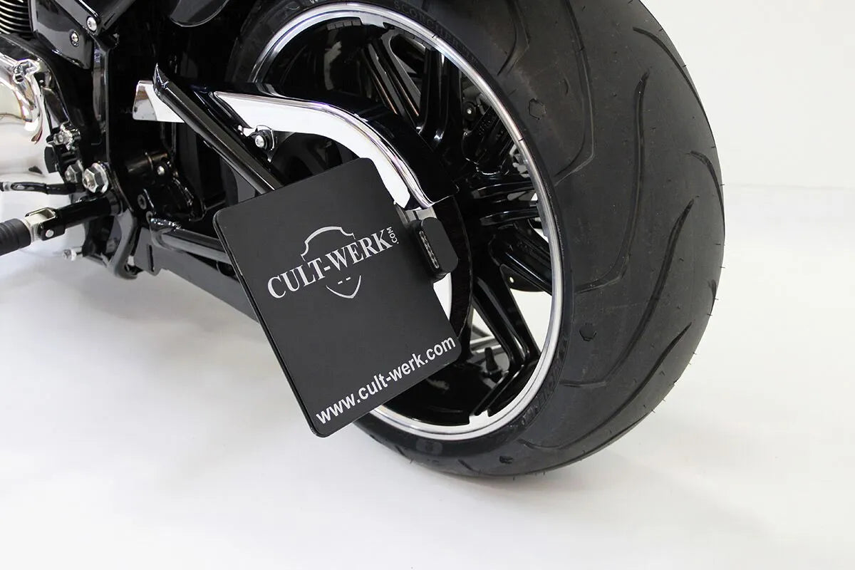 Cult Werk License Plate Holder With Led Lighting