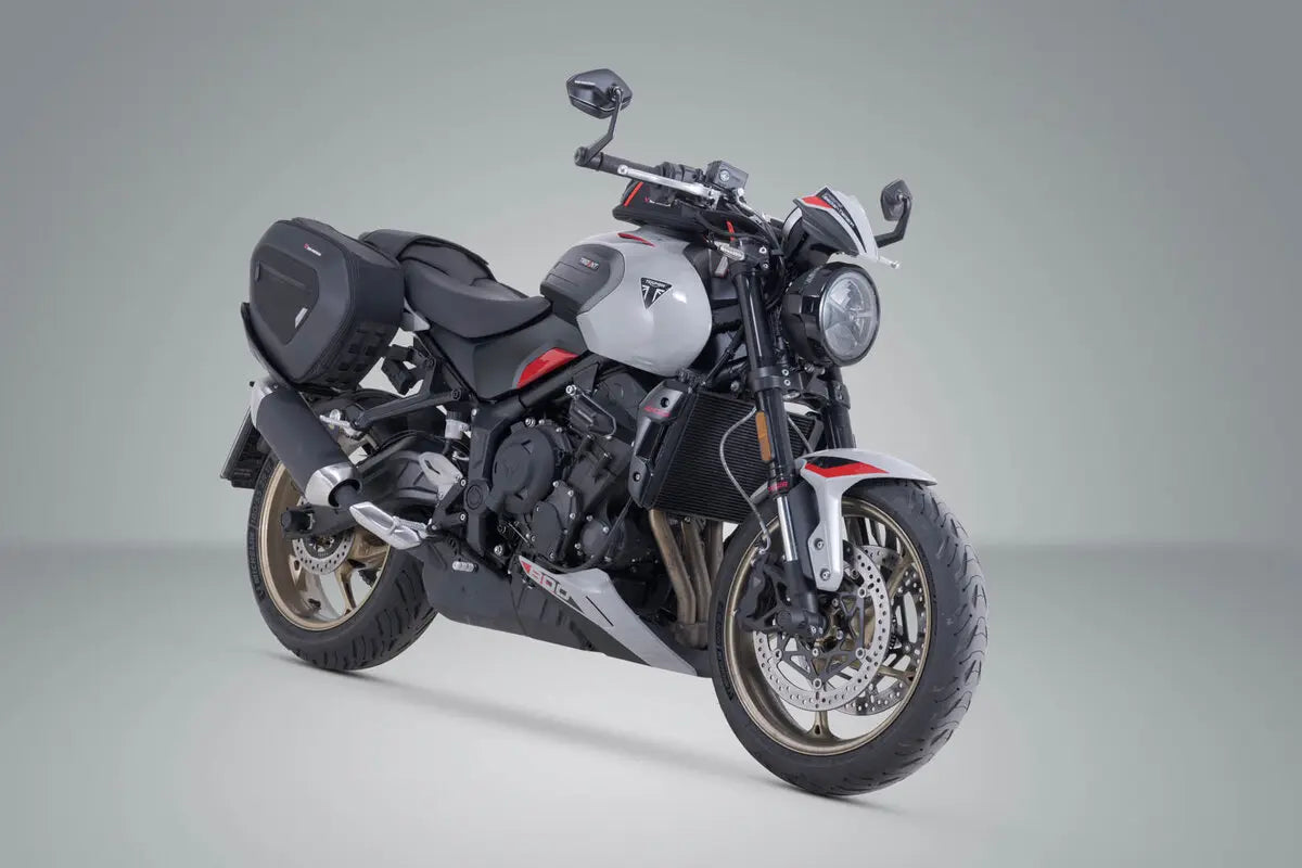 Sw-Motech PRO BLAZE H Saddlebag Set Black with Heat Guard