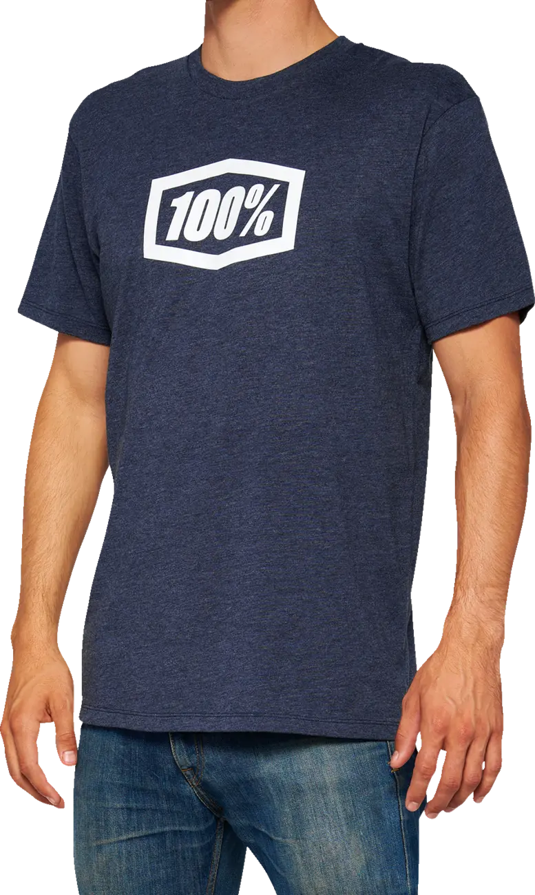 100% Icon Short Sleeve T-Shirt Navy