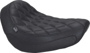 Mustang Tripper Solo Seat - Black Vinyl - For HONDA