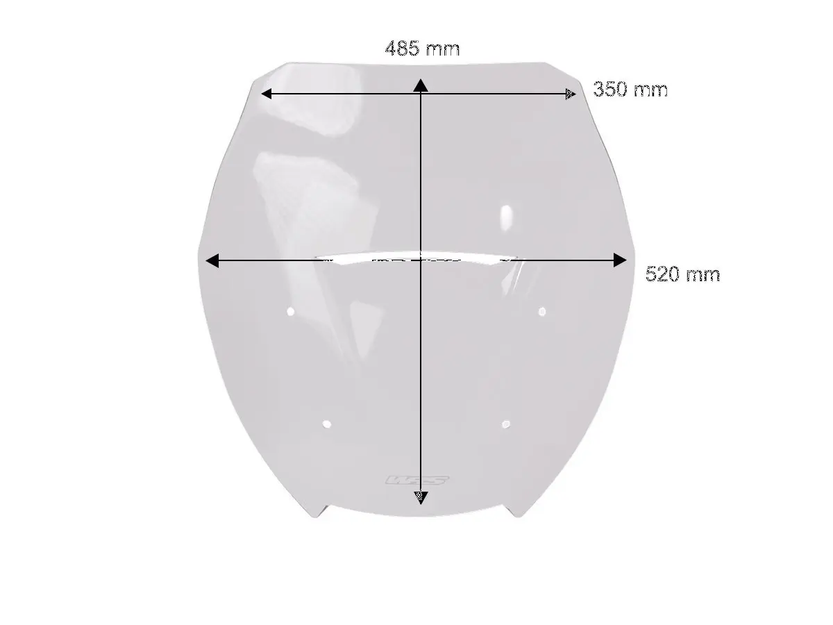 WRS Intermediate Clear Windscreen for Honda Forza 750