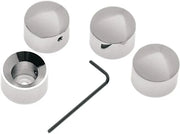 Drag Specialties Chrome Head Bolt Covers
