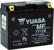 Yuasa Yt12b Agm Motorcycle Battery