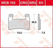 Trw Sv Series Sinterbremsbeläge - Vorne