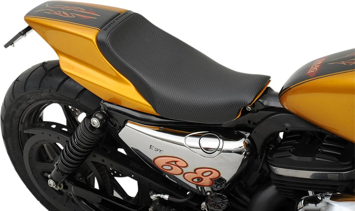 Saddlemen Eliminator Carbon Fiber Solo Seat - For Harley Davidson
