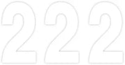 Factory Effex Pro Numbers Plate Graphic 3-pack White 8"