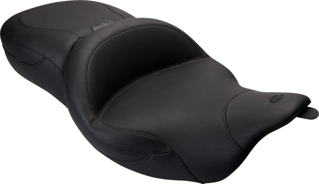 Mustang Super Touring 2-up Vinyl Seat - For Harley Davidson