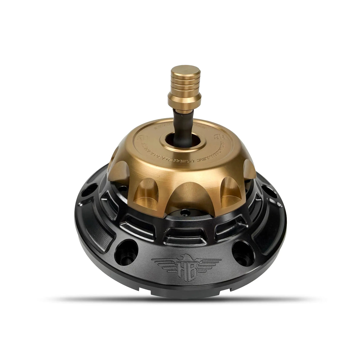 Heinz Bikes Performance Vented Gas Cap Black/Bronze for Harley