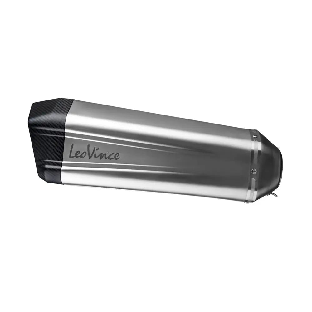 Leovince LV-12 Edelstahl Slip-On Schalldämpfer - ECE Straßenzulassung